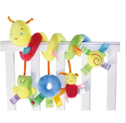 Fun Stroller Arch Toy with Colorful Spiral Design