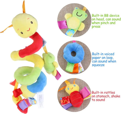 Fun Stroller Arch Toy with Colorful Spiral Design