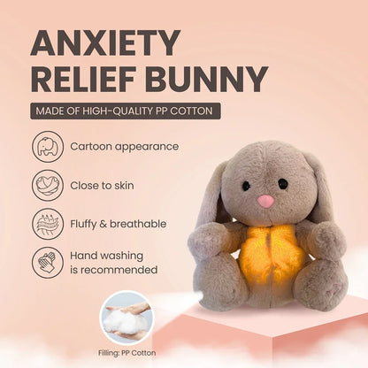 Cuddly Soft Rabbit Toy for Baby Relaxation
