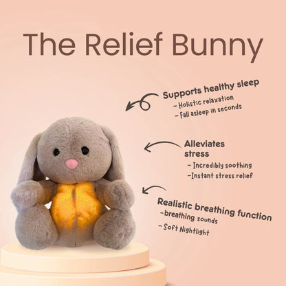 Cuddly Soft Rabbit Toy for Baby Relaxation