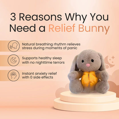 Cuddly Soft Rabbit Toy for Baby Relaxation