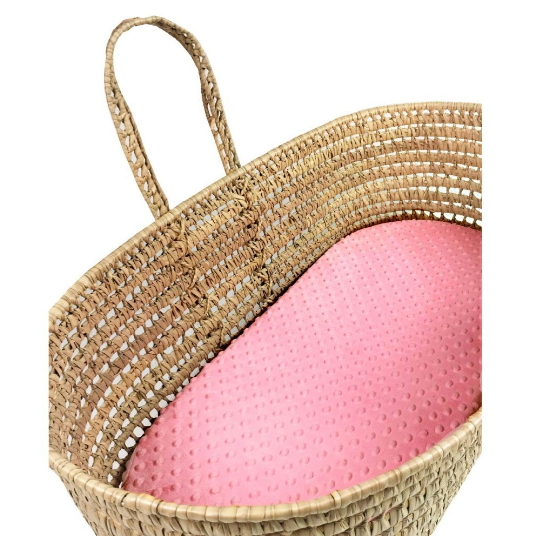 Cute Baby Moses Basket Mattress Protector