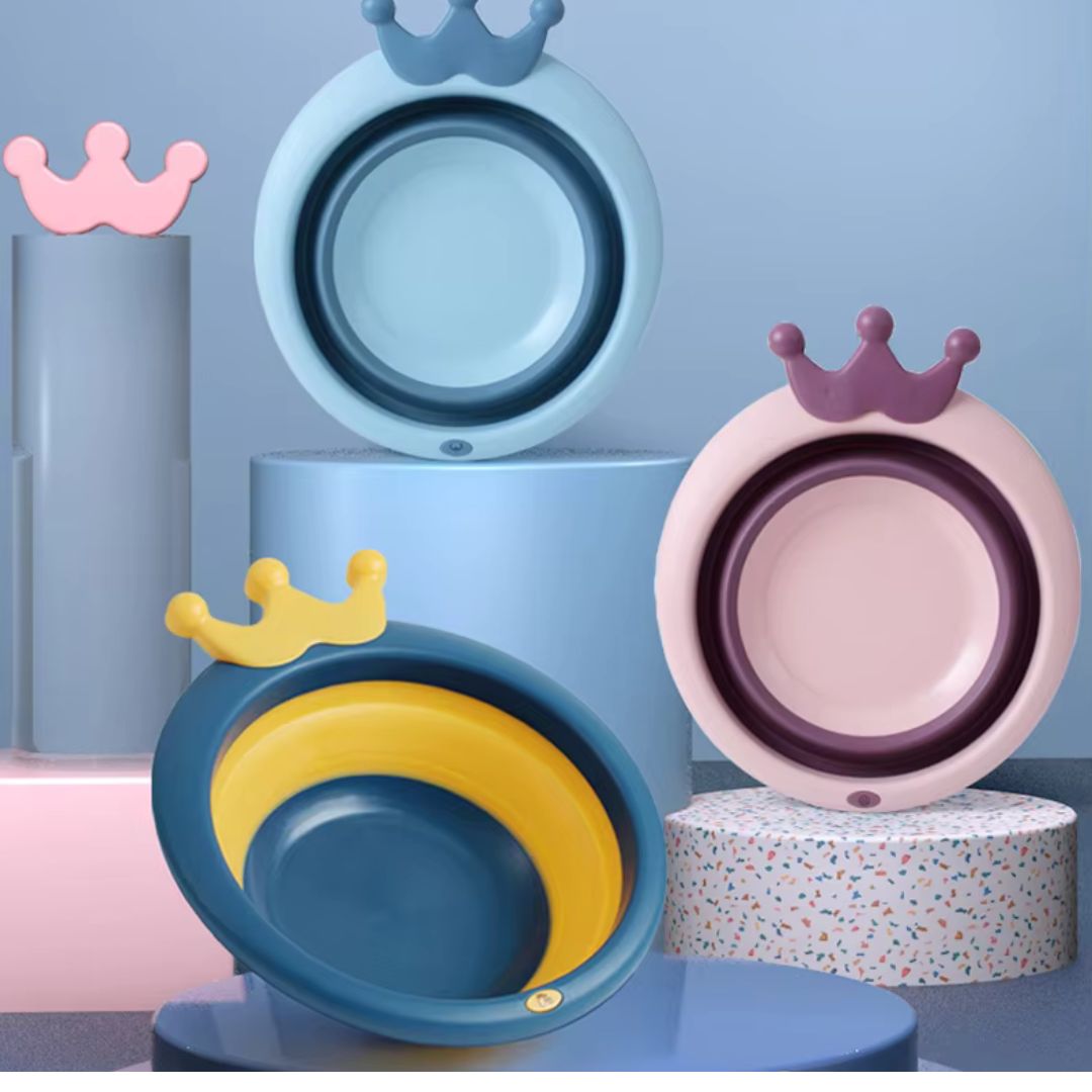 Portable Baby Bath Tub with Anti-Slip Base