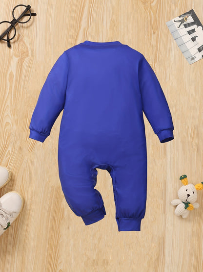 Baby Long Sleeve Halloween Anime Costume Jumpsuit | Snap Closure 1