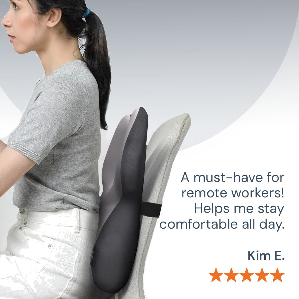 Comfortable Back Support Cushion for Office Chair Relief