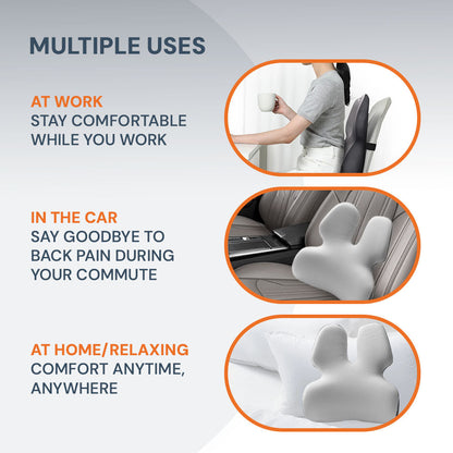 Comfortable Back Support Cushion for Office Chair Relief