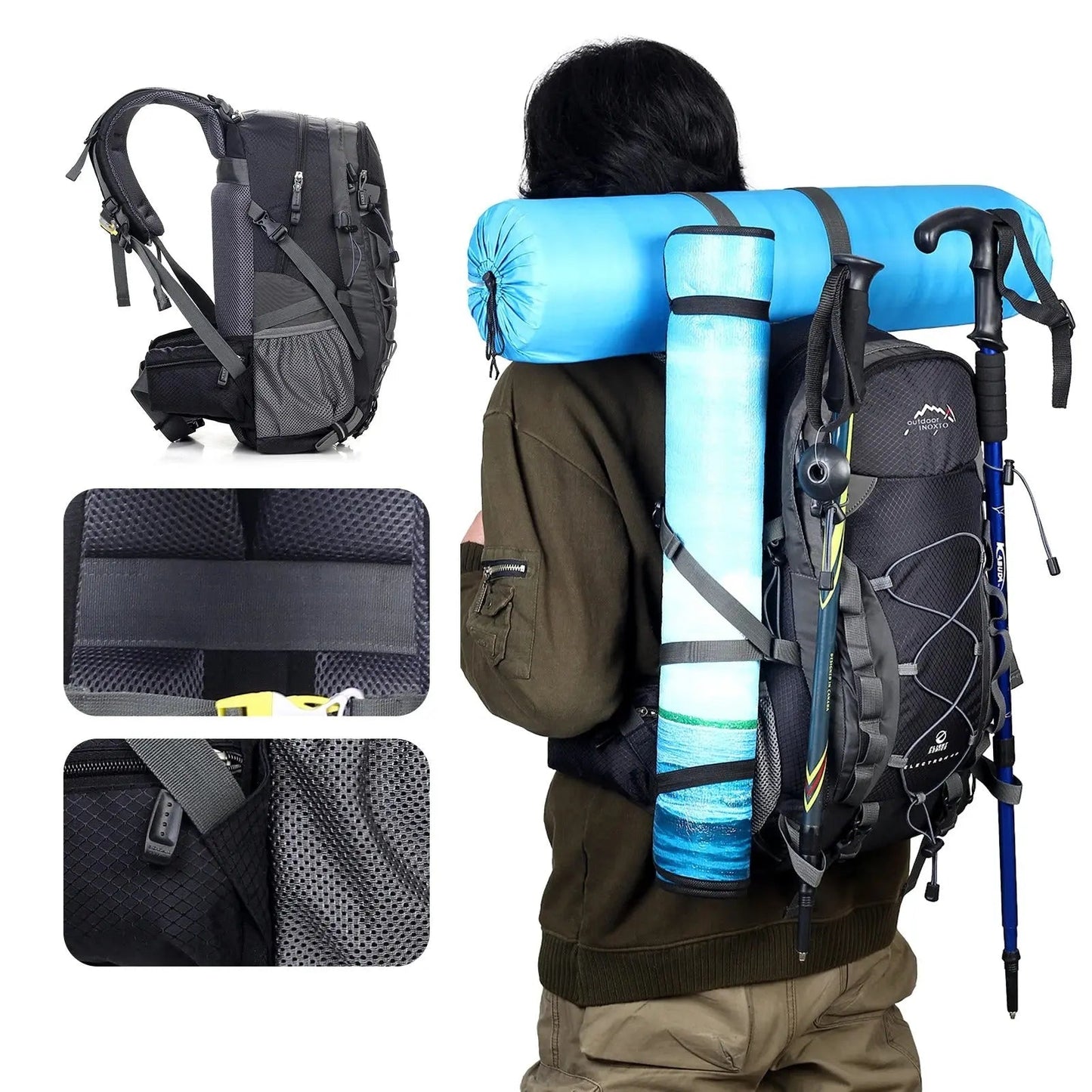 Ultra Lightweight Waterproof Hiking Backpack - Fesara