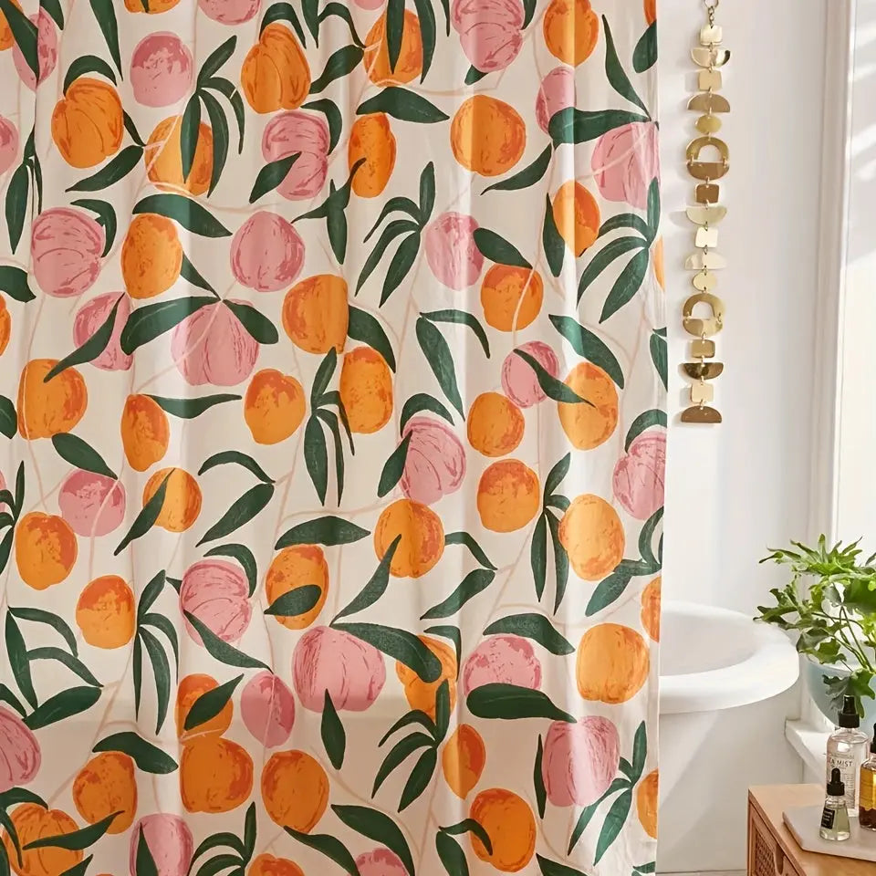 Beautiful Floral Shower Curtain - Modern Bathroom Decor