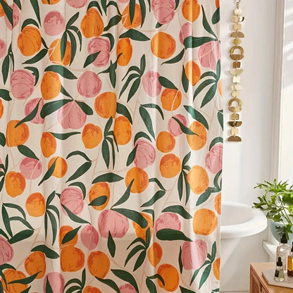 Beautiful Floral Shower Curtain - Modern Bathroom Decor