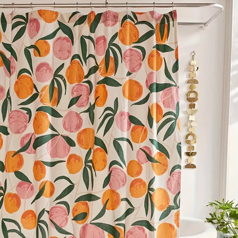 Beautiful Floral Shower Curtain - Modern Bathroom Decor