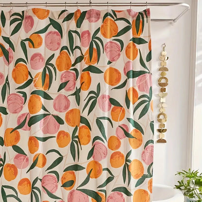 Beautiful Floral Shower Curtain - Modern Bathroom Decor