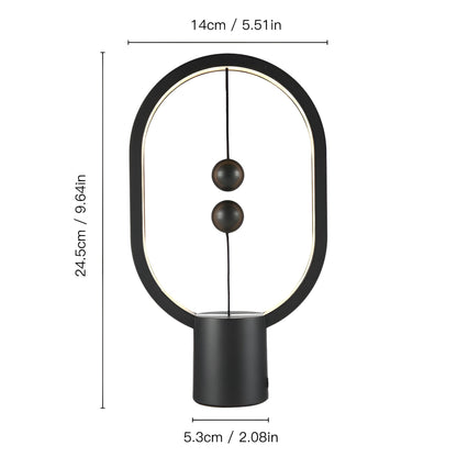 Stylish LED Balance Lamp with USB Charger