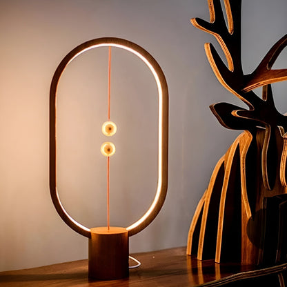Stylish LED Balance Lamp with USB Charger - Fesara