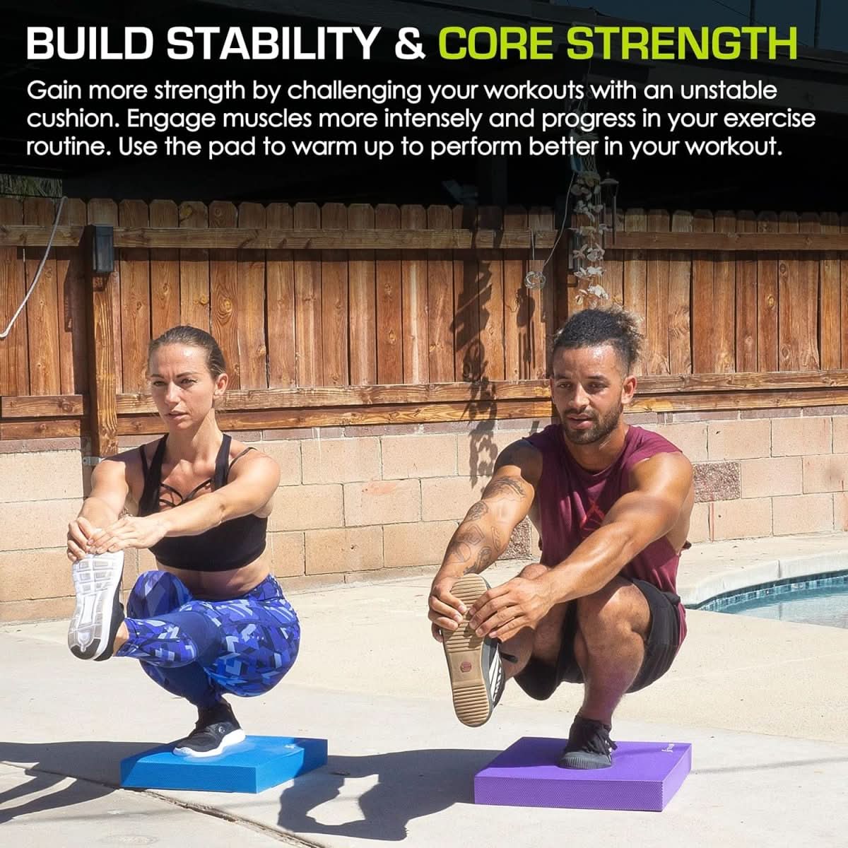 BalancePro – Non-slip foam mat for yoga and stability training 3