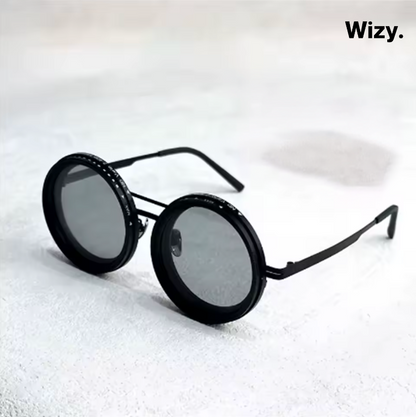 Trendy Black Sunglasses with UV Protection - Fesara
