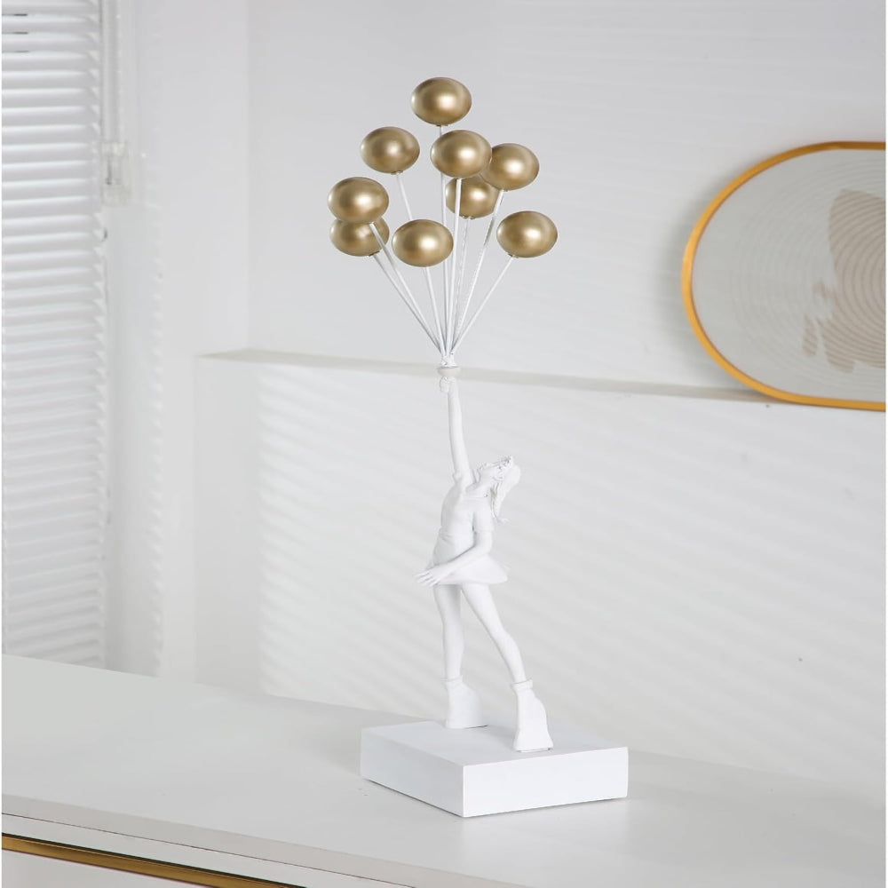 Colorful Female Figurine Balloon Art Home Decoration
