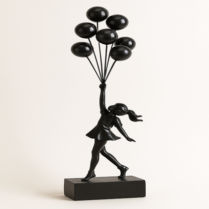 Colorful Female Figurine Balloon Art Home Decoration