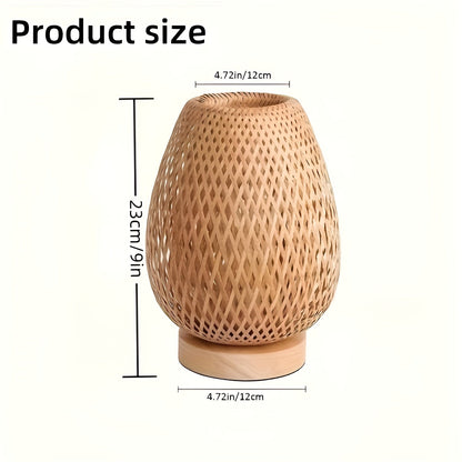 Eco Friendly Bamboo Desk Lamp with USB Port
