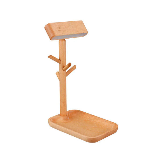 Elegant Adjustable Desk Lamp with Built-in Storage - Fesara