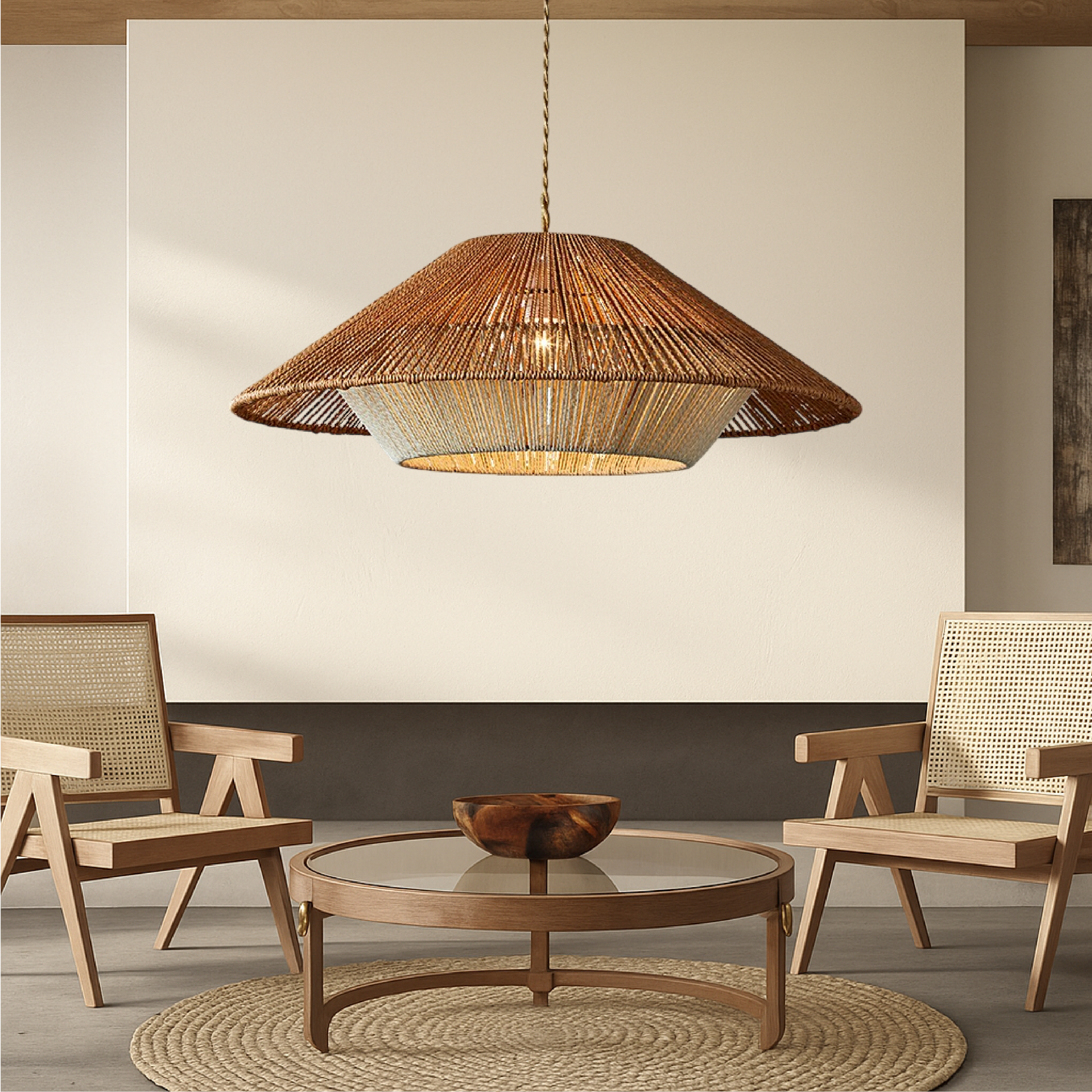 Bamboo Woven Hanging Lamp 1
