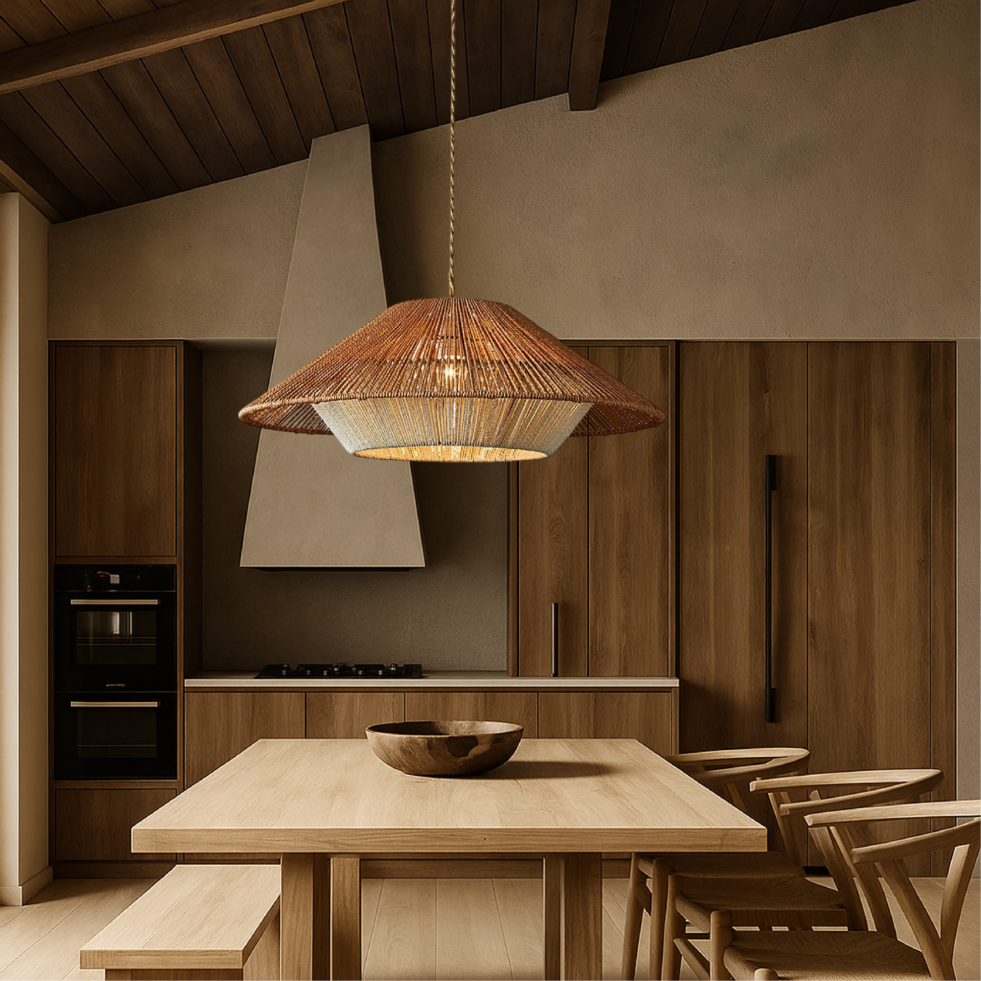 Bamboo Woven Hanging Lamp 3