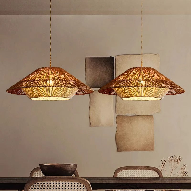 Bamboo Woven Hanging Lamp 4