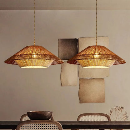 Bamboo Woven Hanging Lamp 4
