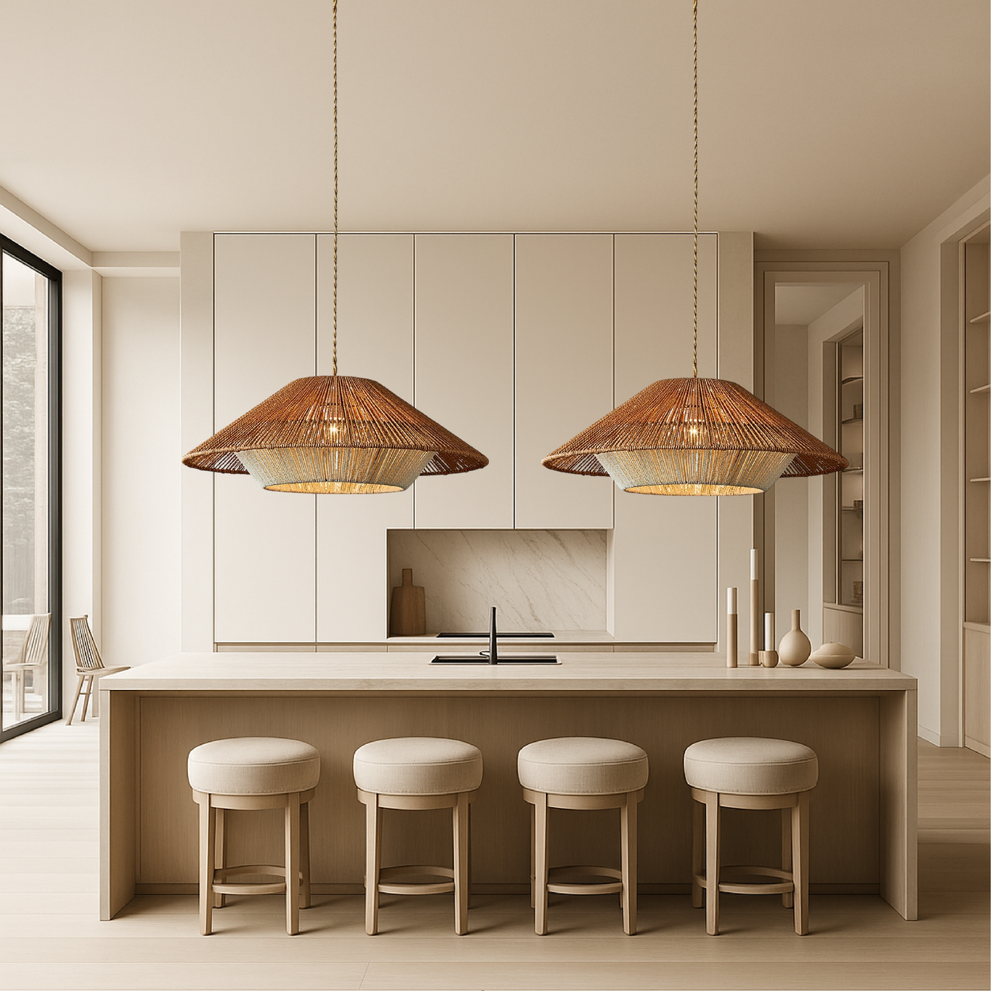 Bamboo Woven Hanging Lamp 5