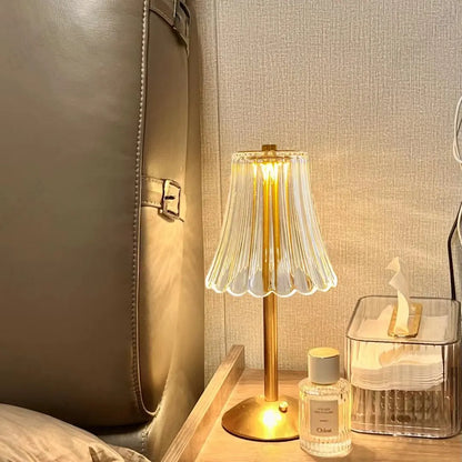 Luxury Crystal Wireless Desk Lamp