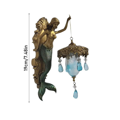 Luxurious Coastal Mermaid Wall Lamp