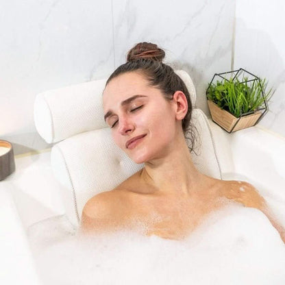 Comfortable Bath Pillow for Neck and Head Rest