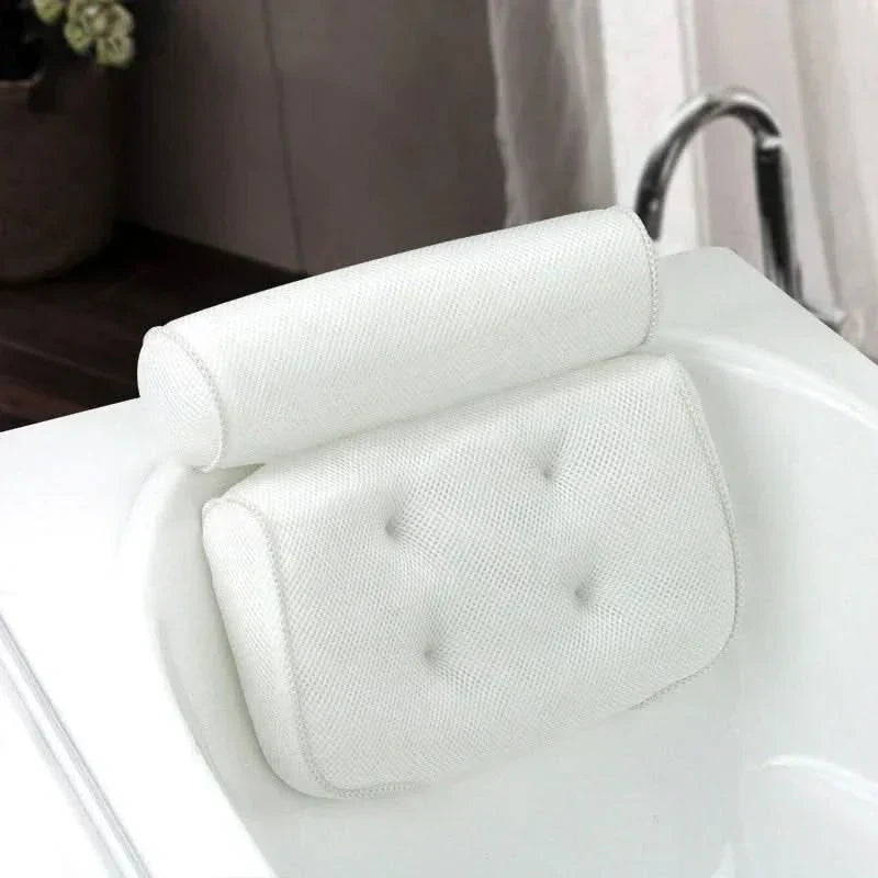 Comfortable Bath Pillow for Neck and Head Rest