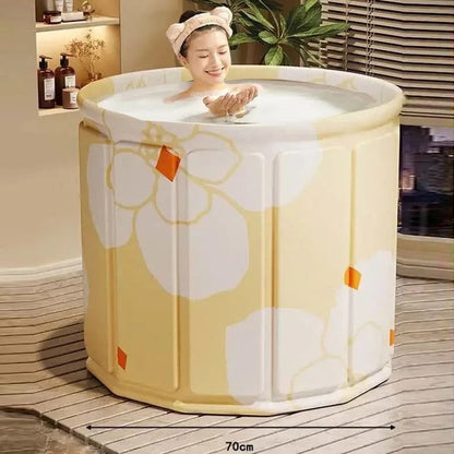 Portable Compact Soaking Tub for Home Use - Fesara
