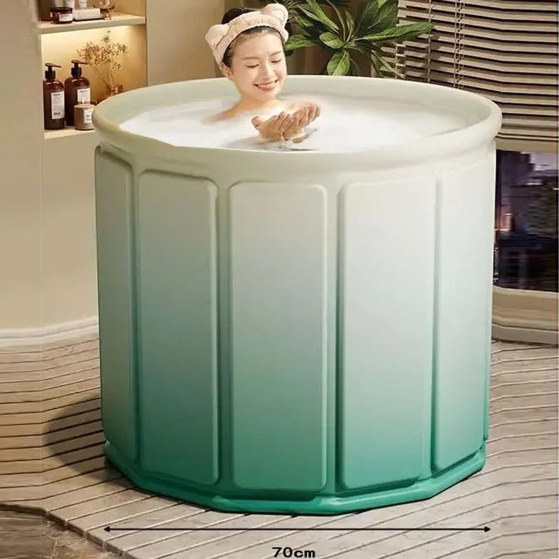 Bathora | Portable Adult Bath Tub – Easy-Fill Freestanding Spa Tub for Home & Travel 1