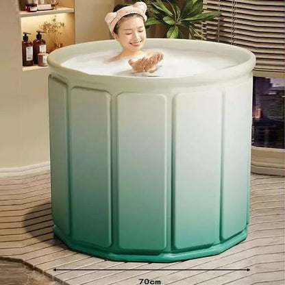 Bathora | Portable Adult Bath Tub – Easy-Fill Freestanding Spa Tub for Home & Travel 1