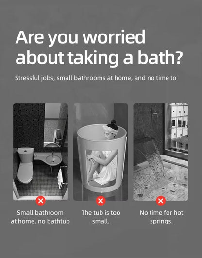 Bathora | Portable Adult Bath Tub – Easy-Fill Freestanding Spa Tub for Home & Travel 7