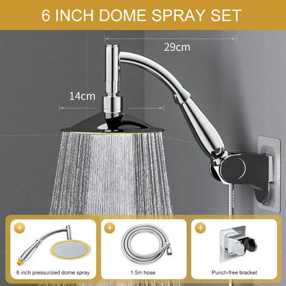Luxury Low Flow Rain Shower Head for Home Spa