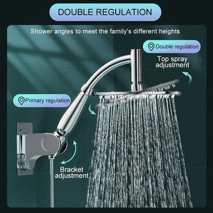 Luxury Low Flow Rain Shower Head for Home Spa