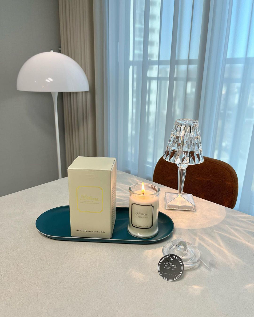 Stylish LED Table Lamp with Glam Glow