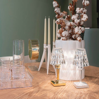 Stylish LED Table Lamp with Glam Glow