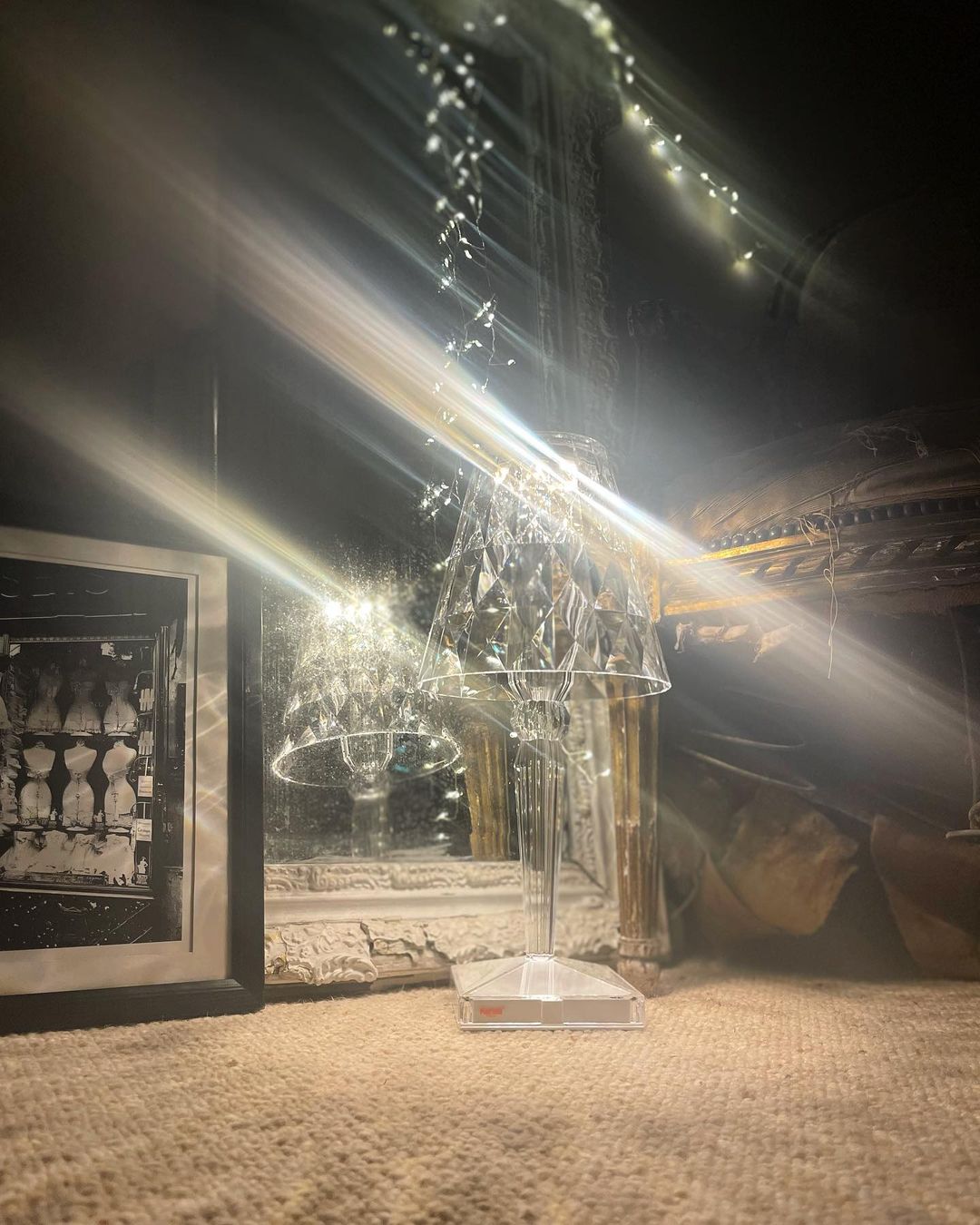 Stylish LED Table Lamp with Glam Glow