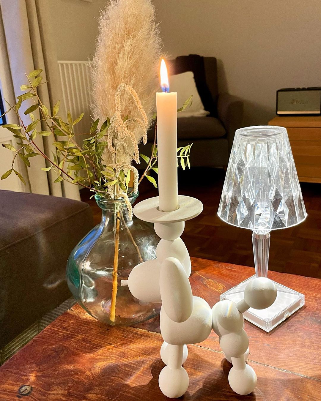 Stylish LED Table Lamp with Glam Glow