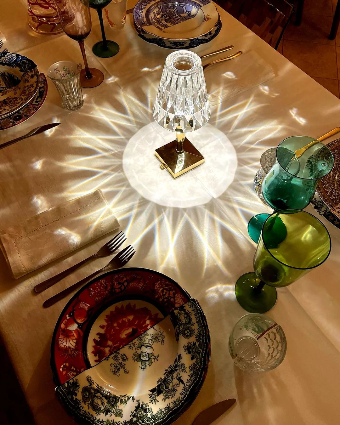 Stylish LED Table Lamp with Glam Glow