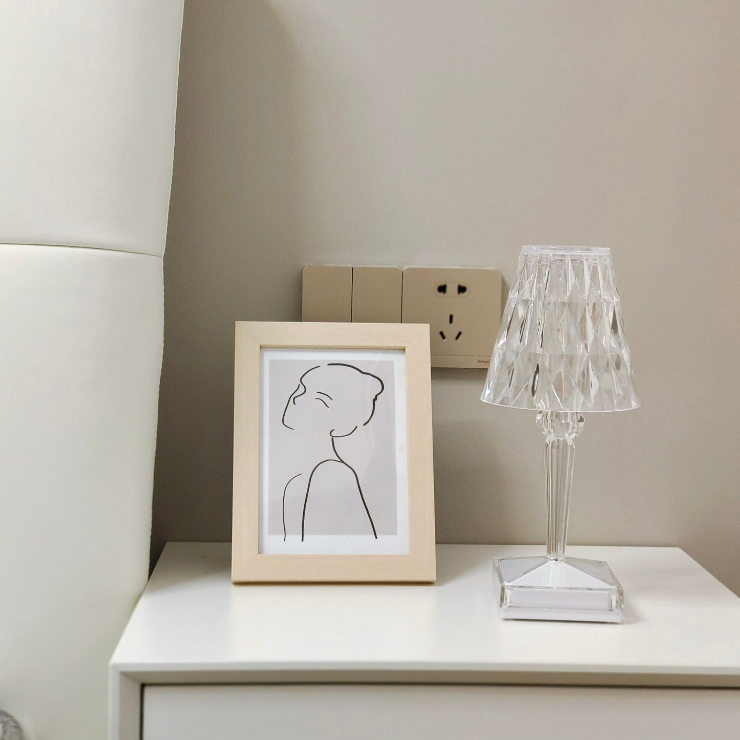 Stylish LED Table Lamp with Glam Glow