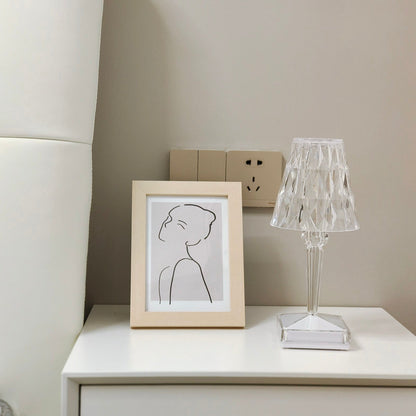 Stylish LED Table Lamp with Glam Glow
