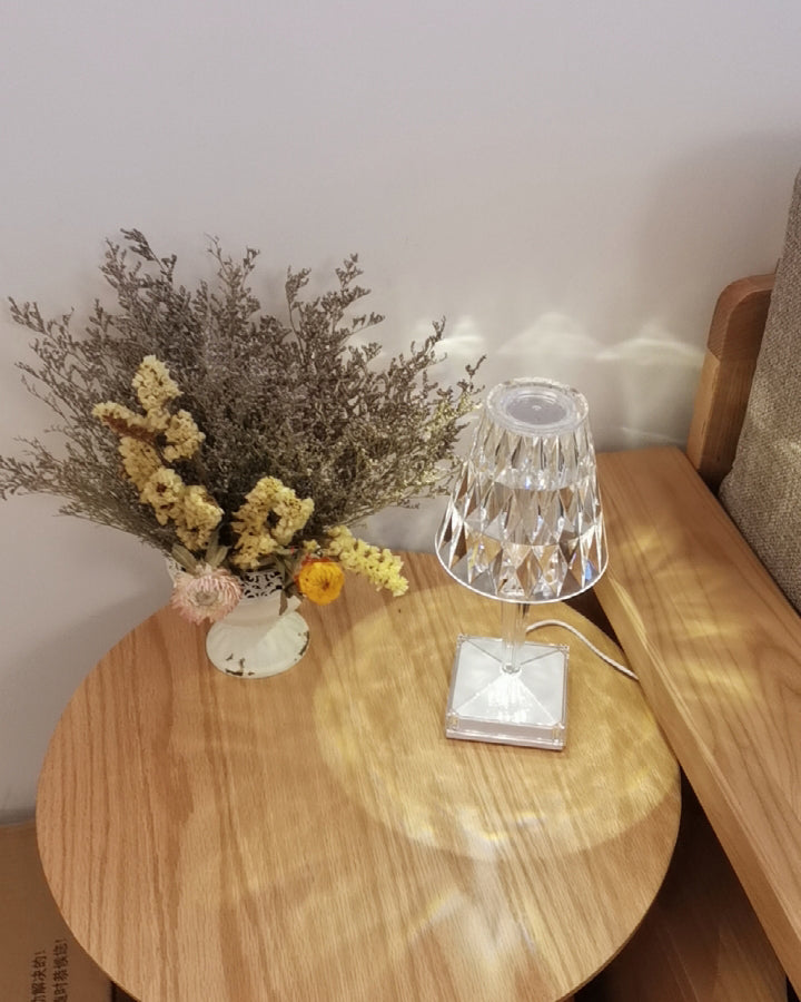 Stylish LED Table Lamp with Glam Glow