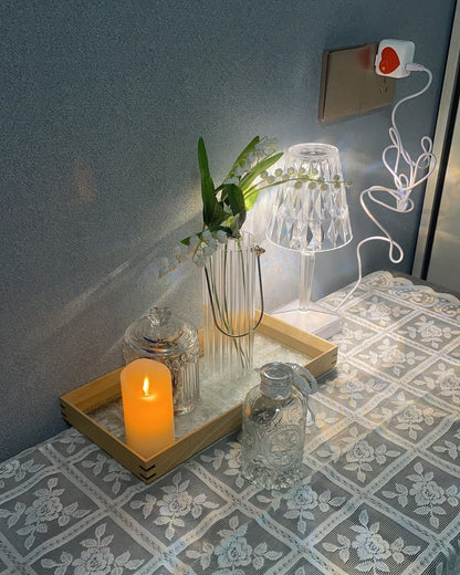 Stylish LED Table Lamp with Glam Glow