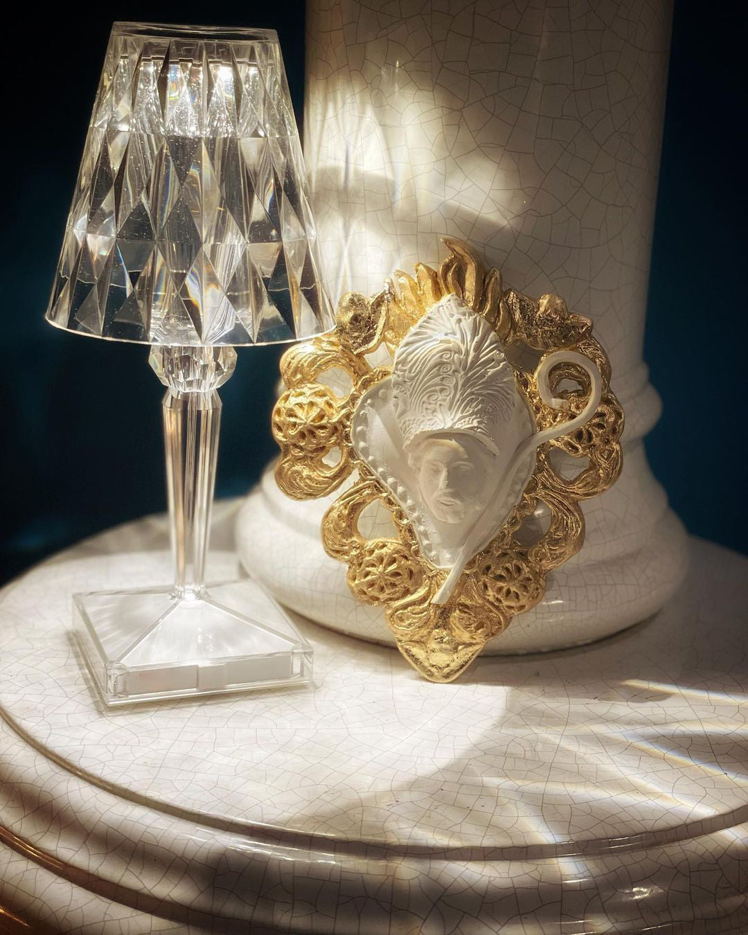 Stylish LED Table Lamp with Glam Glow