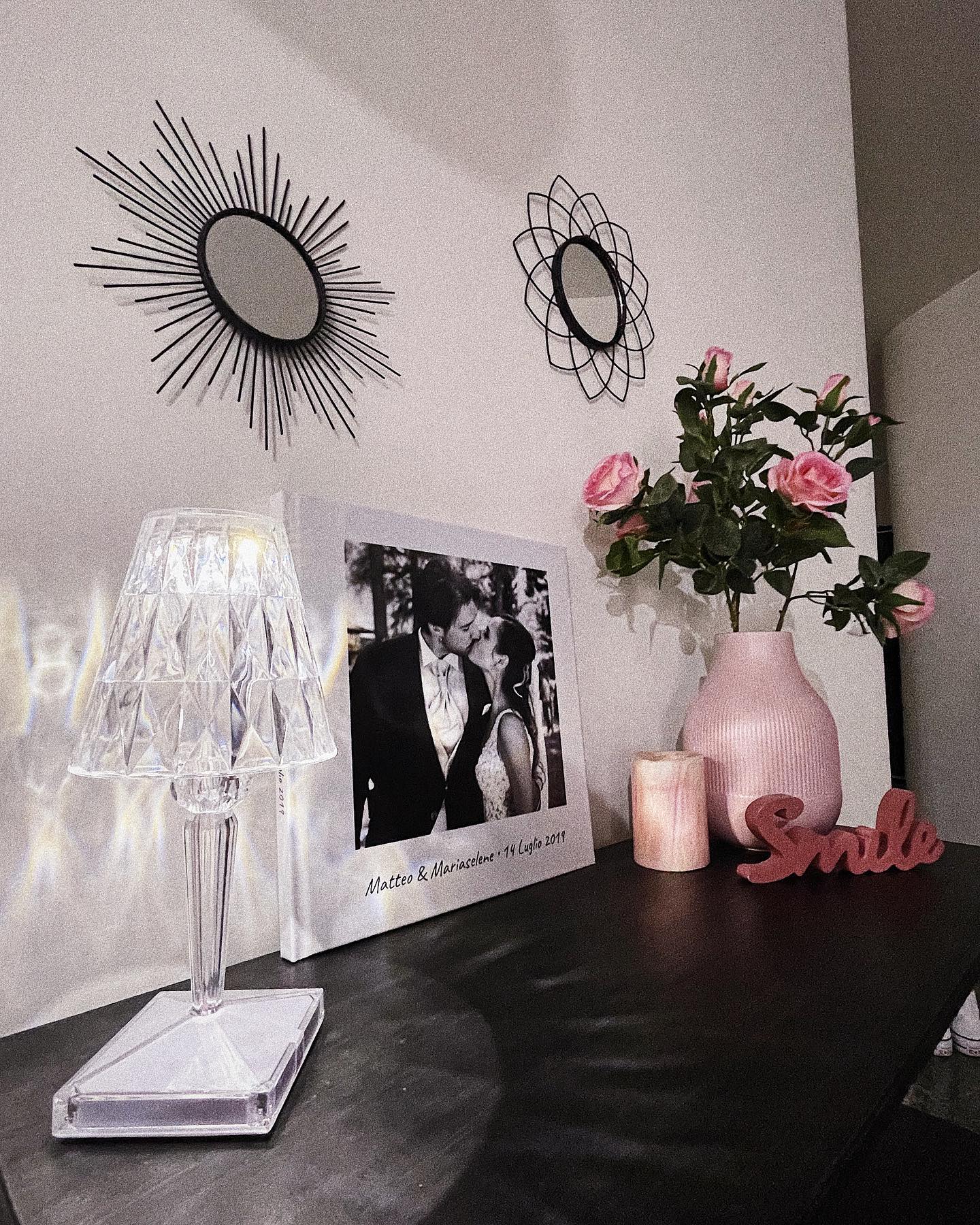 Stylish LED Table Lamp with Glam Glow