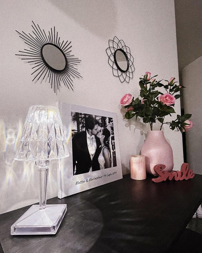 Stylish LED Table Lamp with Glam Glow